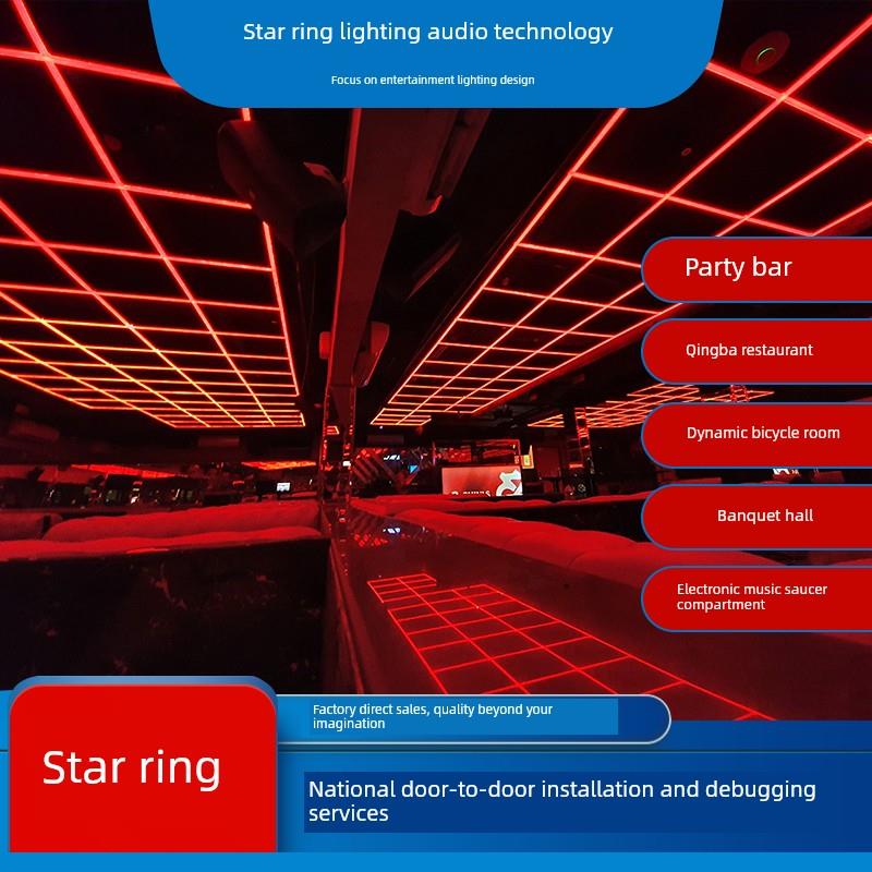 Internet celebrity bar, clear bar, disco bar, slow rocking bar, private room, Ktv banquet hall, complete stage lighting and sound design installation