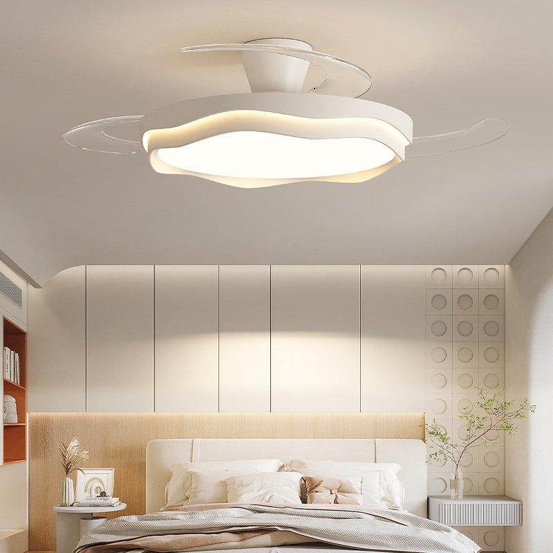 卧室风扇灯新款简约客厅护眼静音隐形轻奢高级感女孩子餐厅吊扇灯,淘宝优惠券,粉丝福利购,淘宝优惠卷