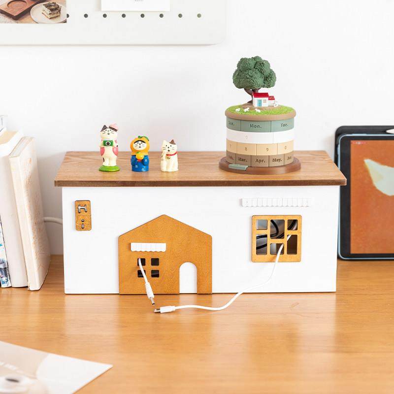 阿楹 桌面电线收纳盒整理固定 插排数据线理线器电视插座遮挡装饰,淘宝优惠券,粉丝福利购,淘宝优惠卷