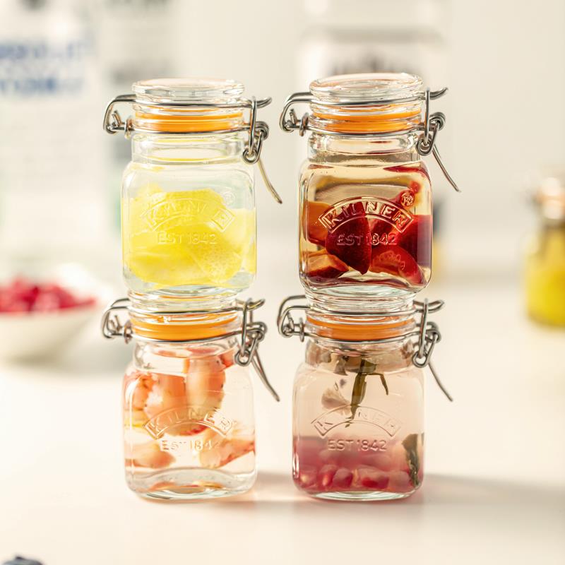 Mini wine bottle British Kilner homemade fruit wine packaging small jar food grade portable glass seal