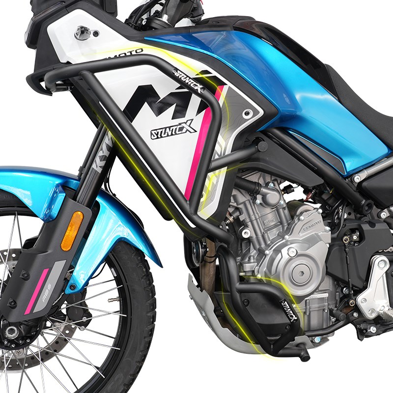 STUNTCX护杠适配春风450MT护杠摩托车保险杠防摔杠防摔架改装配件 - 图0