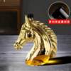 Creative zodiac horse head soaked wine glass bottle animal shape craft glass soaked wine bottle 2 pounds household high-end ornaments