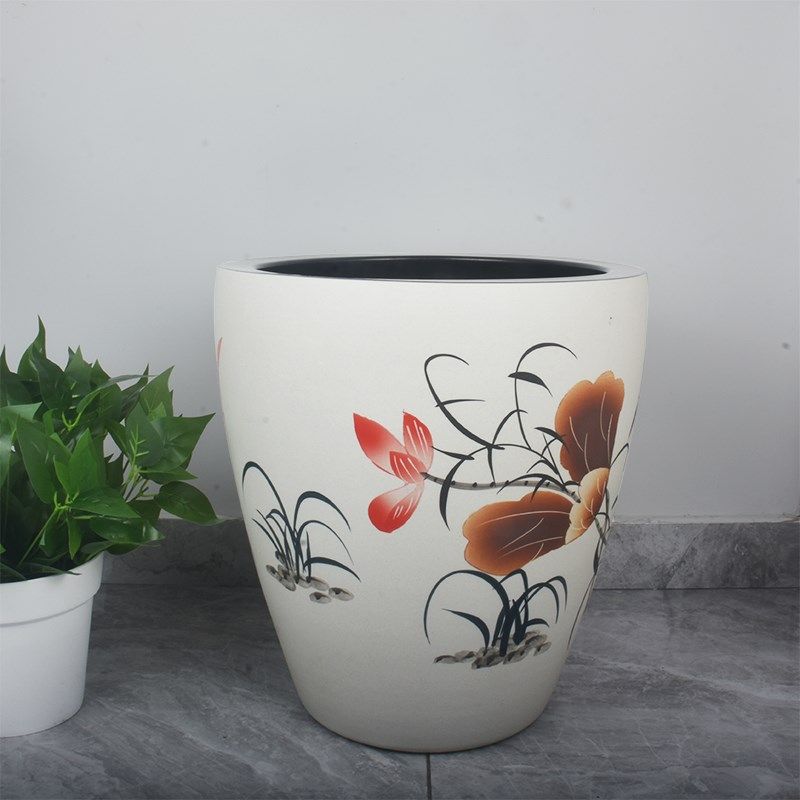 加高陶瓷大缸古法鱼缸客厅阳台落地花盆庭院老式水缸睡碗莲荷花缸,淘宝优惠券,粉丝福利购,淘宝优惠卷