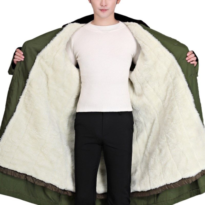 军大大衣男冬季军棉大棉袄加厚保暖冷藏库防寒服绿大衣东北劳保棉,淘宝优惠券,粉丝福利购,淘宝优惠卷