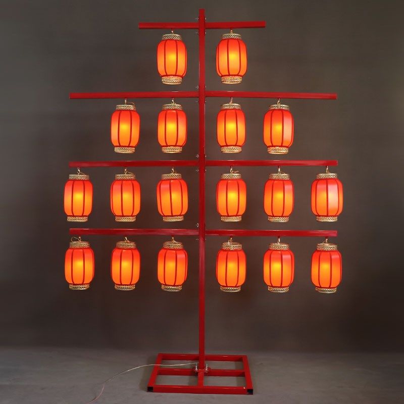 中式婚庆道具红灯笼铁艺屏风装饰摆件汉唐婚礼背景布置宫灯路引架,淘宝优惠券,粉丝福利购,淘宝优惠卷