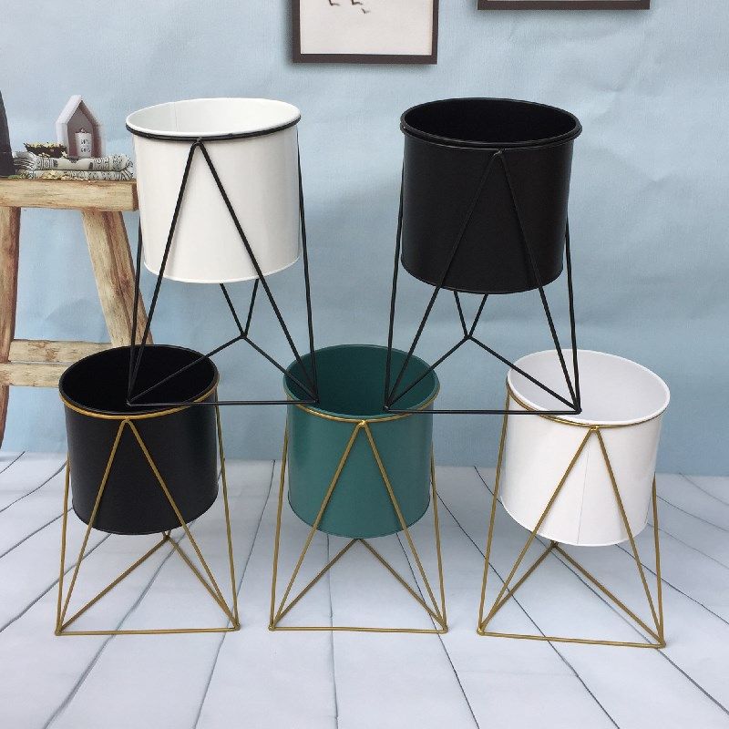 干花鲜花插花桶花盆田园家居饰品芦苇专用花架花器花店鲜花铁皮桶,淘宝优惠券,粉丝福利购,淘宝优惠卷