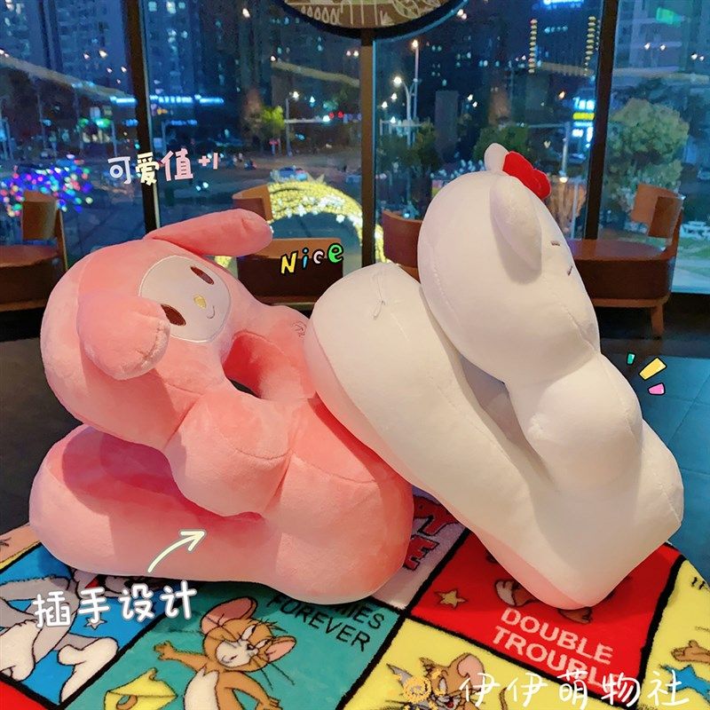 美乐蒂大耳狗库i洛米冰丝双面午睡枕小学生趴睡枕头桌上睡觉抱枕 - 图3