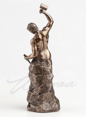 艺术人物雕像摆件 自我雕塑励志A人物工艺品摆饰 办公室书房摆件