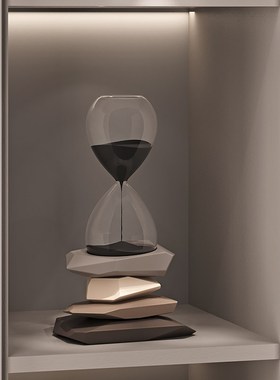 时来运转沙漏摆件l寓意好办公室工位情绪治愈解压家居装饰乔迁礼