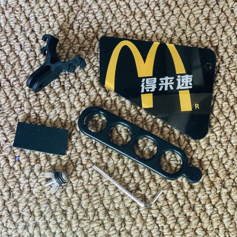 极核电动车AE2/AE4/AE4i/AE5Ci/AE6 亚克力装饰牌贴纸个性车尾配 - 图2