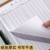 Recording employees' work attendance and working hours detailed table recording handbook detailed account thickened construction site recording day small belt preparation