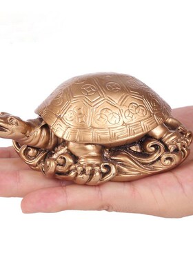 龙龟摆件宝宝周岁宴抓周长寿龟金钱龙龟家居客厅招财办公室装饰品