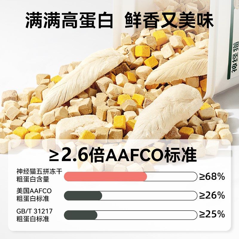 冻干猫零食鸡肉粒鸡胸肉桶装猫网冻干易宠物猫咪五拼三拼严选营养,淘宝优惠券,粉丝福利购,淘宝优惠卷