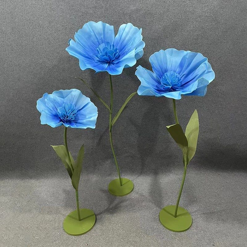 婚庆装饰郁金香路引泡沫花舞台花大型立体仿真含笑花立杆真丝花,淘宝优惠券,粉丝福利购,淘宝优惠卷