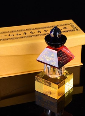 水晶舍利塔佛塔一切如来心全身舍利宝箧印陀罗尼经塔法眼大中小号