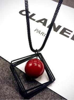 毛衣链珍珠女时尚长款项链挂件