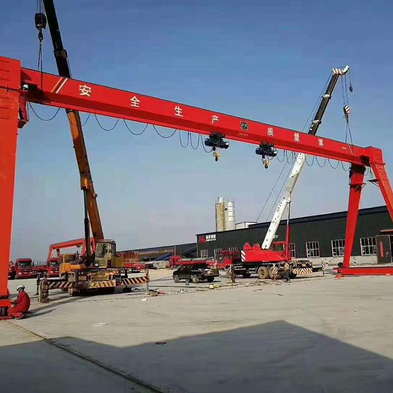 花架式龙门起重机多种规格单梁龙门架5吨10吨电动花架龙门吊 - 图0