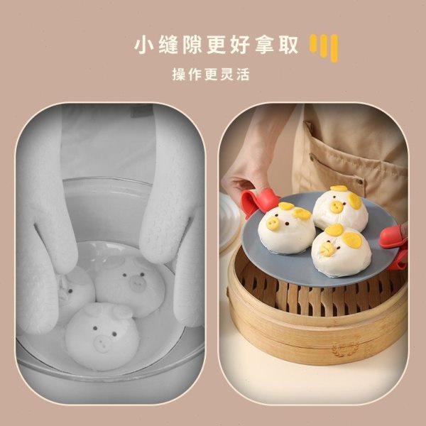 手指硅胶防烫夹厨房用加厚隔热手指保护套微波炉烤箱取碗盘碟夹子,淘宝优惠券,粉丝福利购,淘宝优惠卷