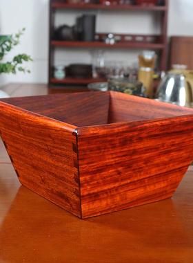 红木老式米斗实木招财进宝日进斗金开张升斗仿古客厅创意摆件艺术