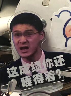 罗翔老师张三督促学习创意立牌搞笑站牌送礼生日礼物学生书房摆件