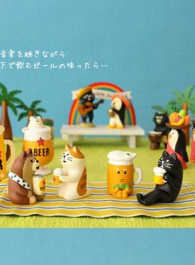 日式猫ZAKKA杂货探险登山系列三毛猫旅猫桌面摆件礼品