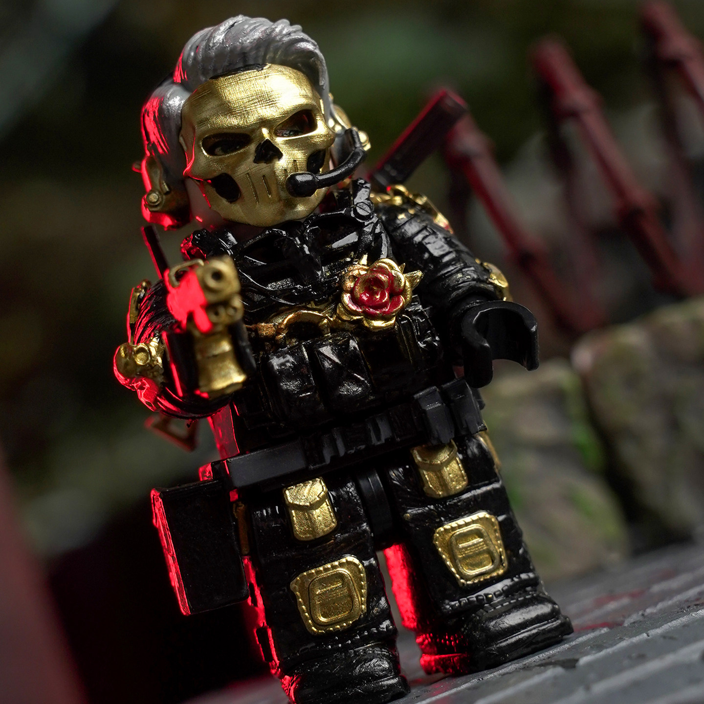 三角洲行动威龙兵手办红狼蚀金玫瑰周边模型军事乐高人仔积木玩具,淘宝优惠券,粉丝福利购,淘宝优惠卷