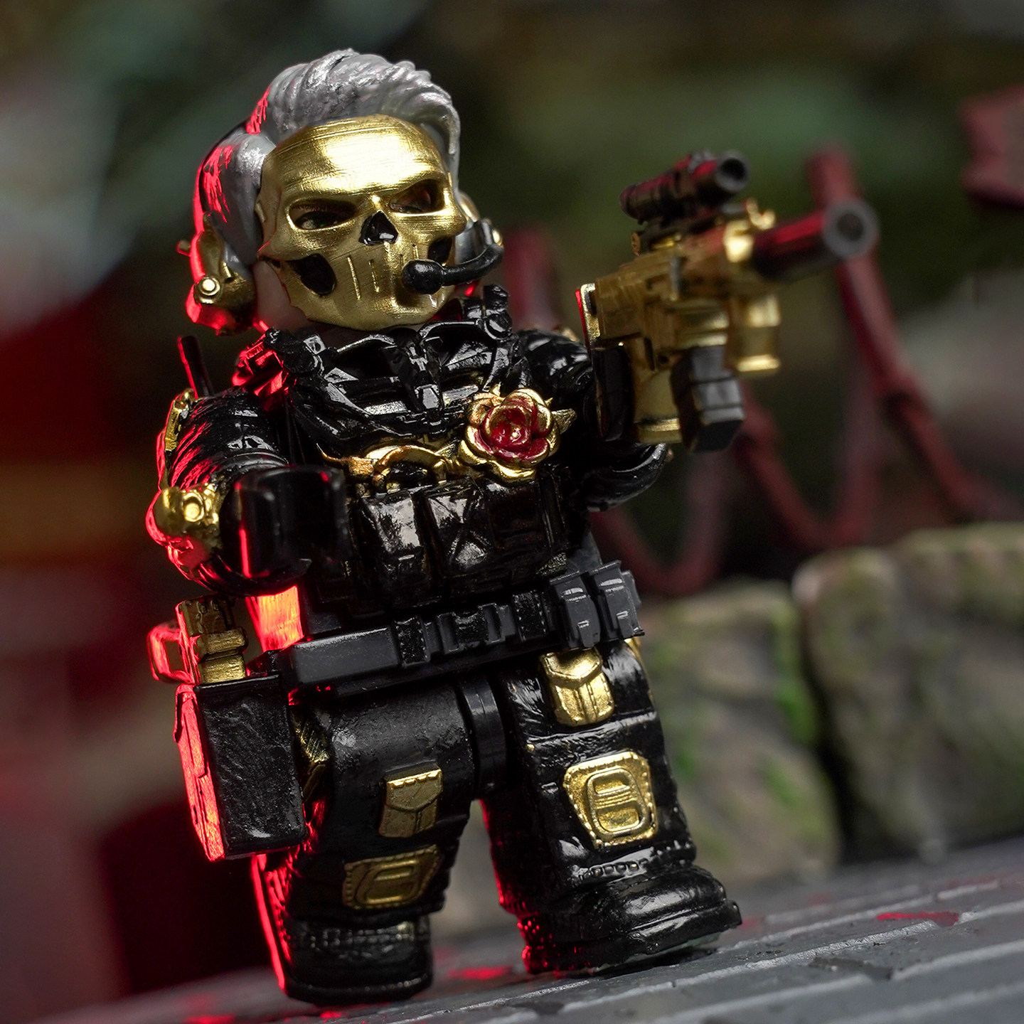 三角洲行动威龙兵手办红狼蚀金玫瑰周边模型军事乐高人仔积木玩具,淘宝优惠券,粉丝福利购,淘宝优惠卷