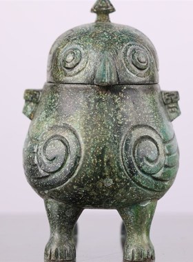 山西省博物馆及文创特小号文创产品鸮卣博物馆古玩收藏铜祥德制造