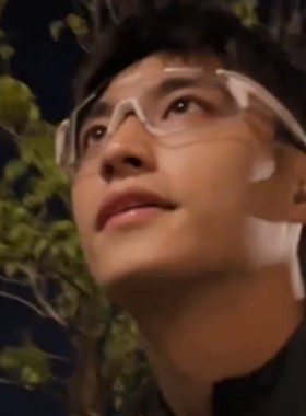 个性白边无框夜骑公路自行车防风沙护目太阳眼镜男户外骑行墨镜潮