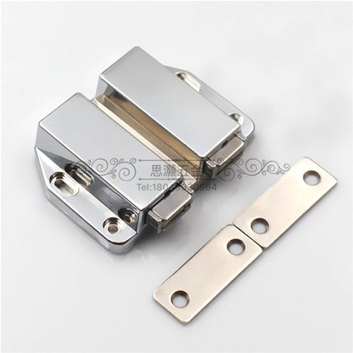 隐形门反弹器消防门磁吸碰珠免拉手自弹开关开门器磁碰柜门吸双吸 - 图0