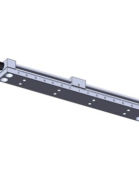 20mm宽滑台行程130mm,手动精密位移台迷你位移工作台X轴工作台