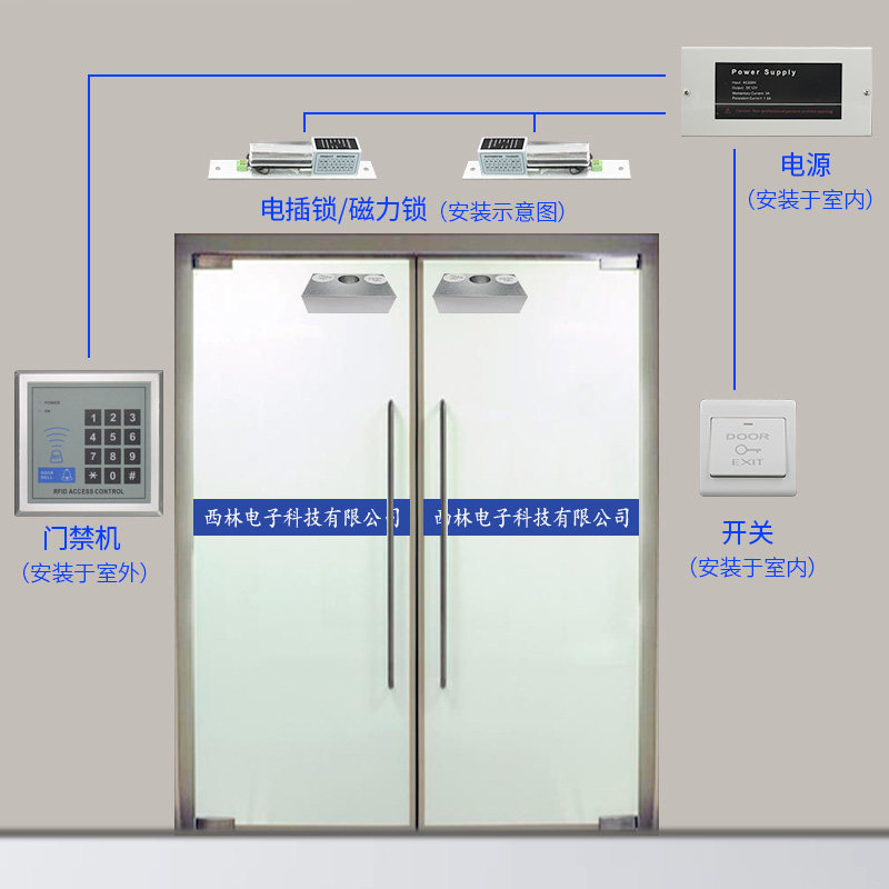 ID刷卡门禁机ID刷卡密码门禁一体机ID密码键盘门禁机ID门禁系统,淘宝优惠券,粉丝福利购,淘宝优惠卷
