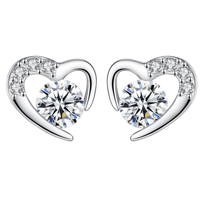 999纯银耳钉女韩国简约百搭气质学生耳环个性少女大气防过敏耳饰,淘宝优惠券,粉丝福利购,淘宝优惠卷