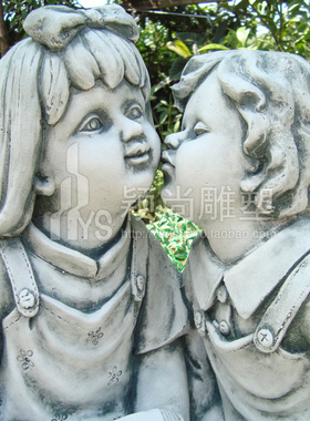 欧式人物雕塑园林景观玻璃钢摆件摆设花园庭院装饰婚庆落地情侣