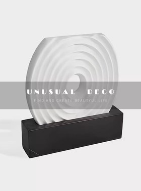 墙面隔断柜子置物架书架书柜装饰品摆件样板间售楼部陈设品工艺品