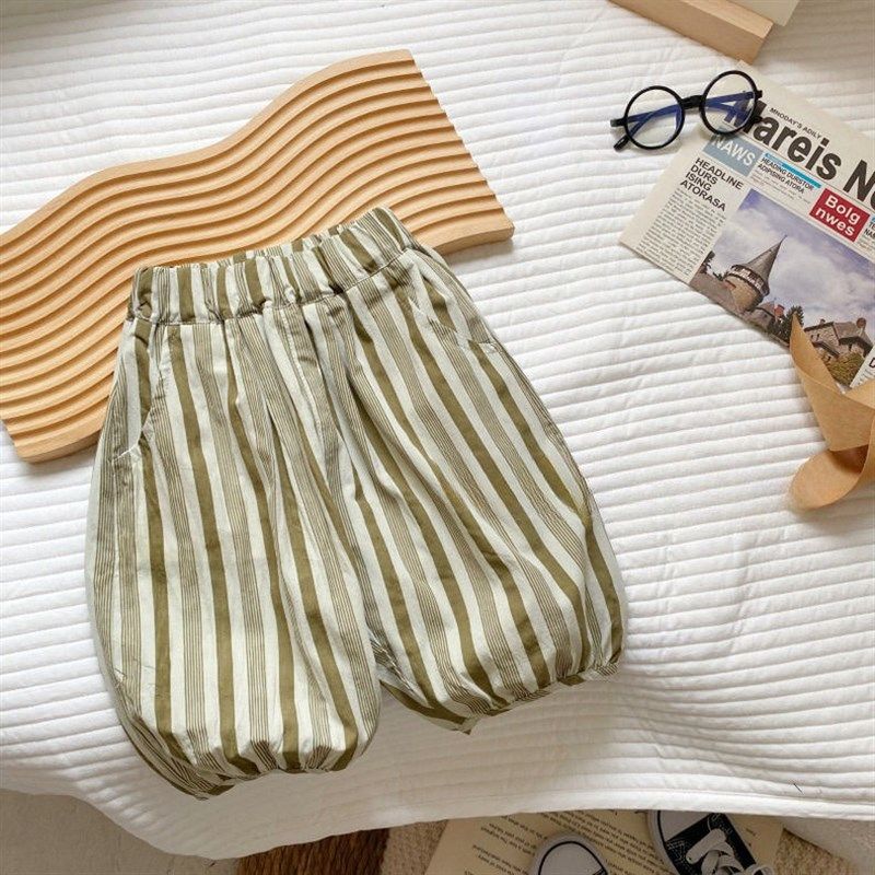 男童纯棉短袖套装夏季新款薄款宝宝洋气T恤中小童七分裤两件套,淘宝优惠券,粉丝福利购,淘宝优惠卷