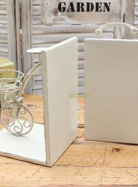 包邮铁艺复古创意 自行车型书立书档书靠书夹书房摆件家居装饰