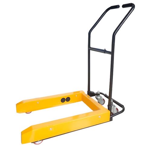 沪工周转箱搬运车塑料筐工具车手动筐小推车蔬菜水产筐专用车叉车 - 图3