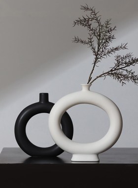 客厅电视柜装饰品摆件高级感小众创意云朵人物样板间酒柜壁龛摆设