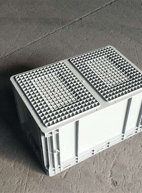 长方形加强底大塑胶箱 工业风物流转运箱 家用储物胶框