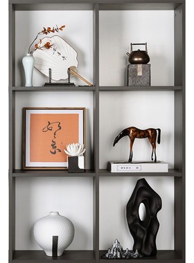 中式样板间客厅摆件书房茶室摆设家具展厅高级感陶瓷创意软装饰品