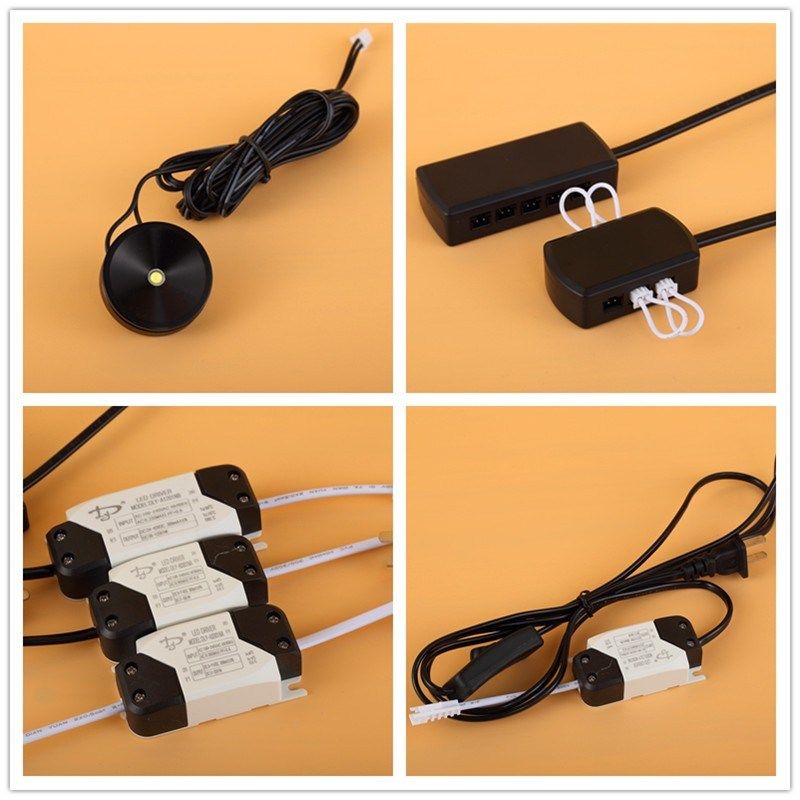 酒柜书橱柜粘贴串联小射灯微型超薄珠手办宝模型小型嵌入式led灯,淘宝优惠券,粉丝福利购,淘宝优惠卷