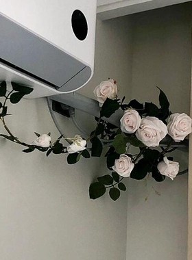 新家的一百个快递仿真玫瑰管装饰遮挡装饰品