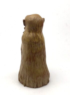 家居不思仁斋薛继业葫芦雕塑色想猴中式陶瓷雕塑摆件紫陶柴窑皮