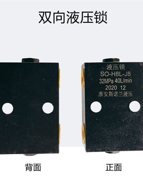 双向油缸液压锁平衡阀单向阀保护油缸压力止回阀油缸安全阀保压阀