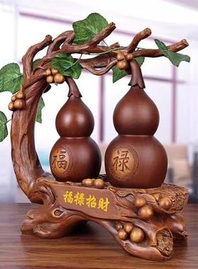 旺转运宅福禄葫芦摆件招纳