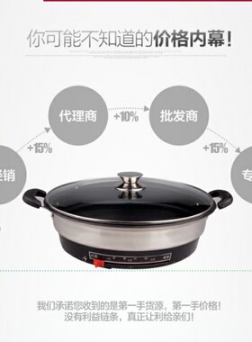 烙饼电煎铛不锈钢电饼铛家用大口径铁板烧电煎锅包邮特惠款