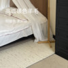 Bedside blanket wool blend cream style bedroom dressing room
