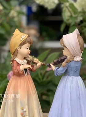 花园装饰 庭院 户外别墅院子摆件园艺装饰品创意人物雕塑桌面摆设