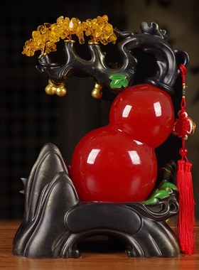 葫芦摆件招财富贵福禄摇钱树摆设客家居饰品乔迁新居店铺开业礼品